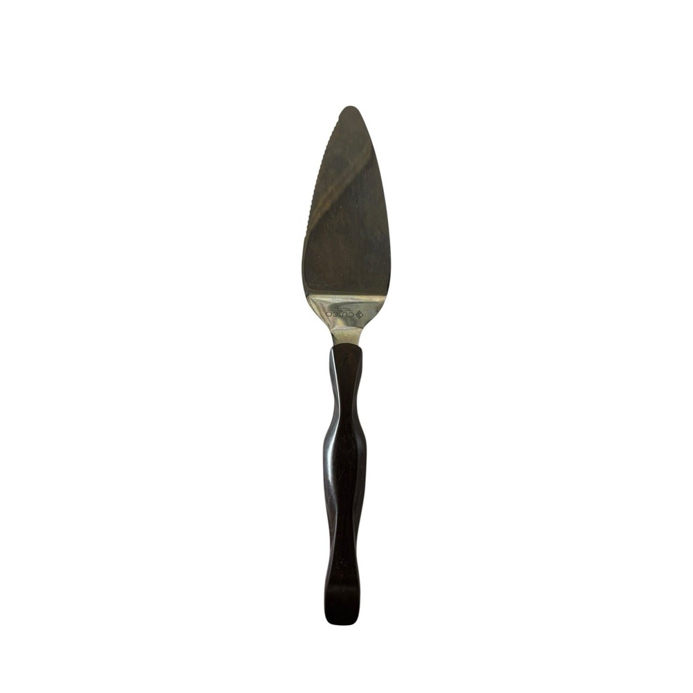 Cutco 1754 Slice N Serve Spatula Knife Cake/Pie Server Classic Brown Handle USA